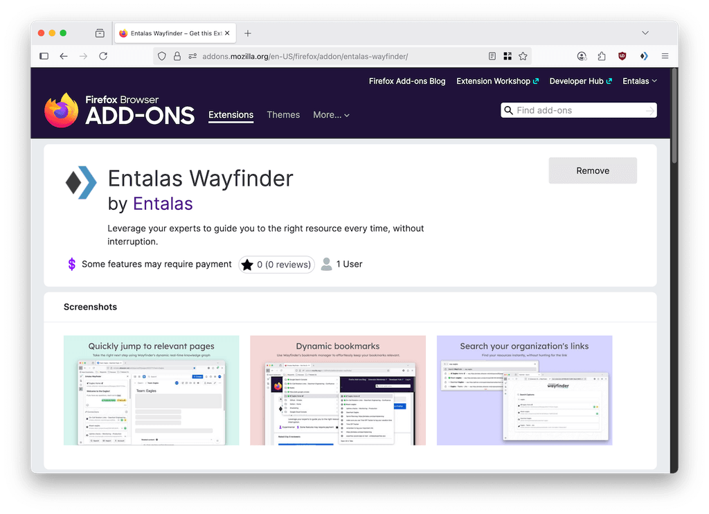 Firefox Add-On Listing